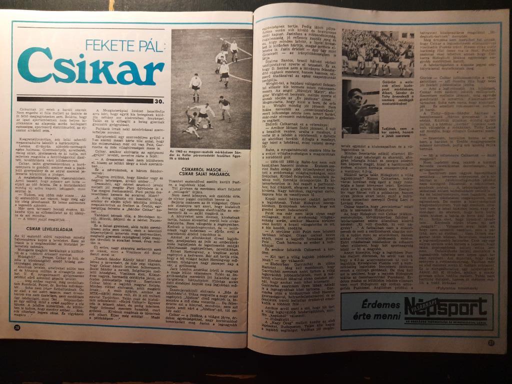 Журнал Кепеш спорт Венгрия, #30 1985г. 3