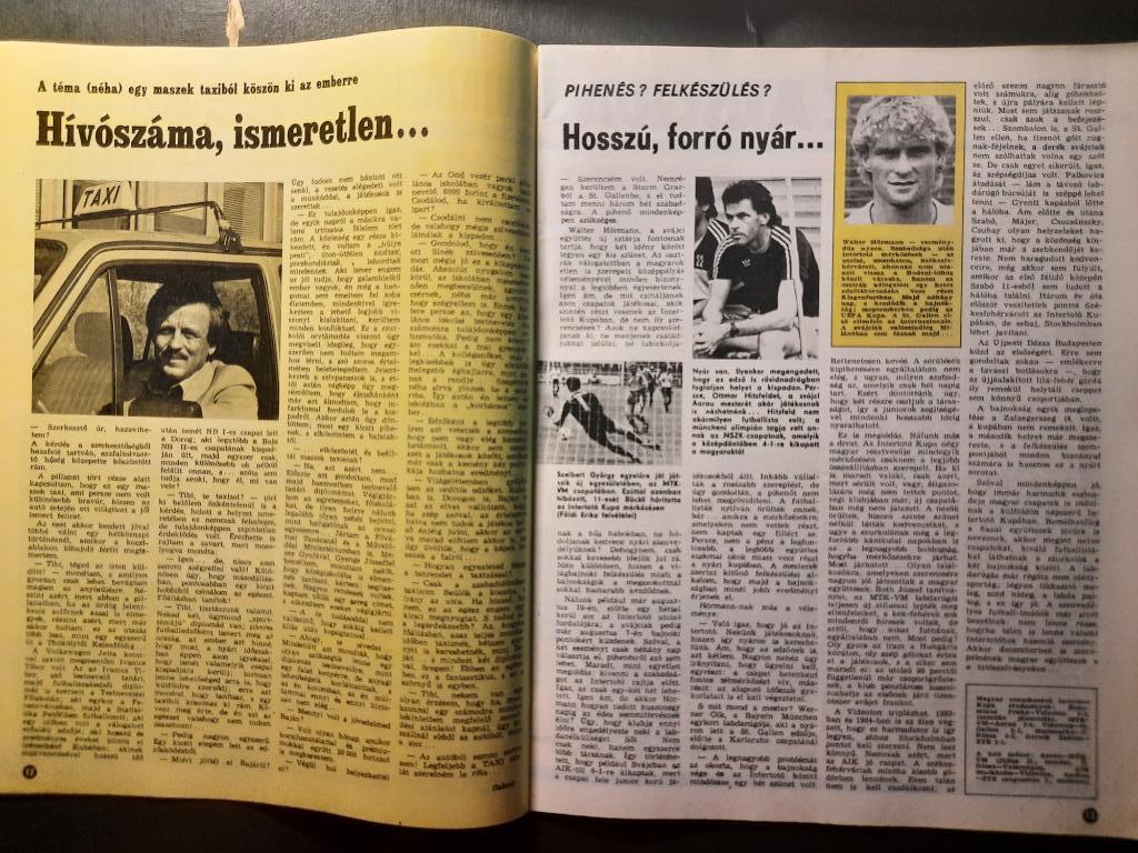 Журнал Кепеш спорт Венгрия, #31 1985г. 3