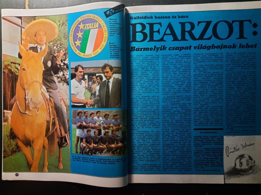 Журнал Кепеш спорт Венгрия, #35 1985г. 1