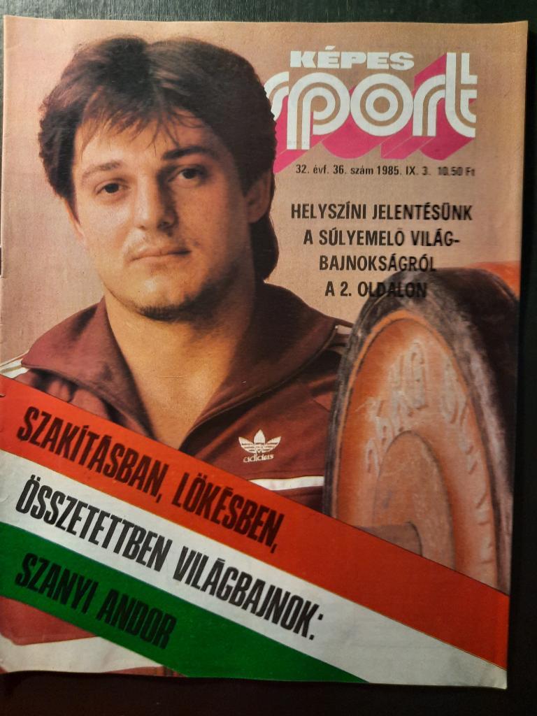 Журнал Кепеш спорт Венгрия, #36 1985г.