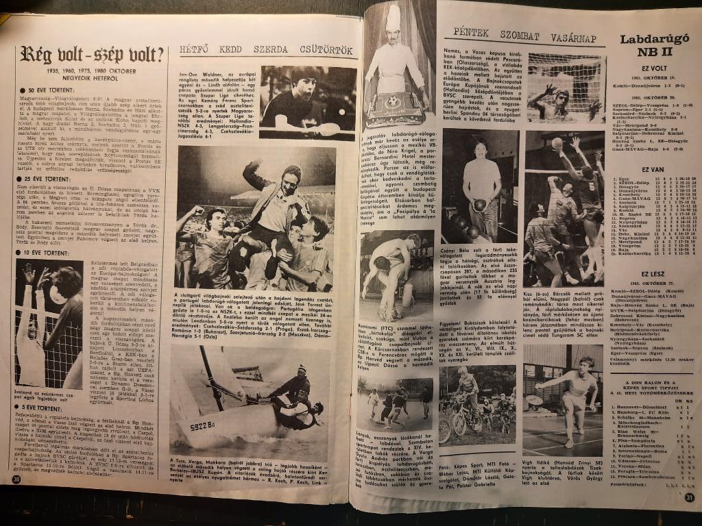 Журнал Кепеш спорт Венгрия, #43 1985г. 3