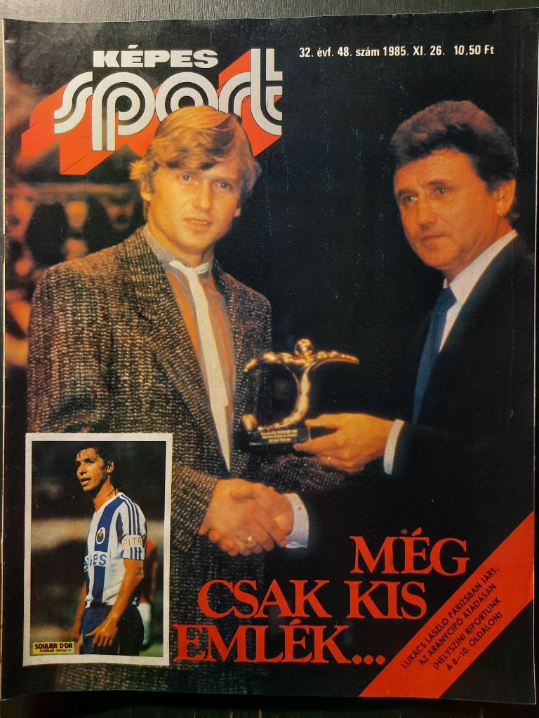 Журнал Кепеш спорт Венгрия, #48 1985г.