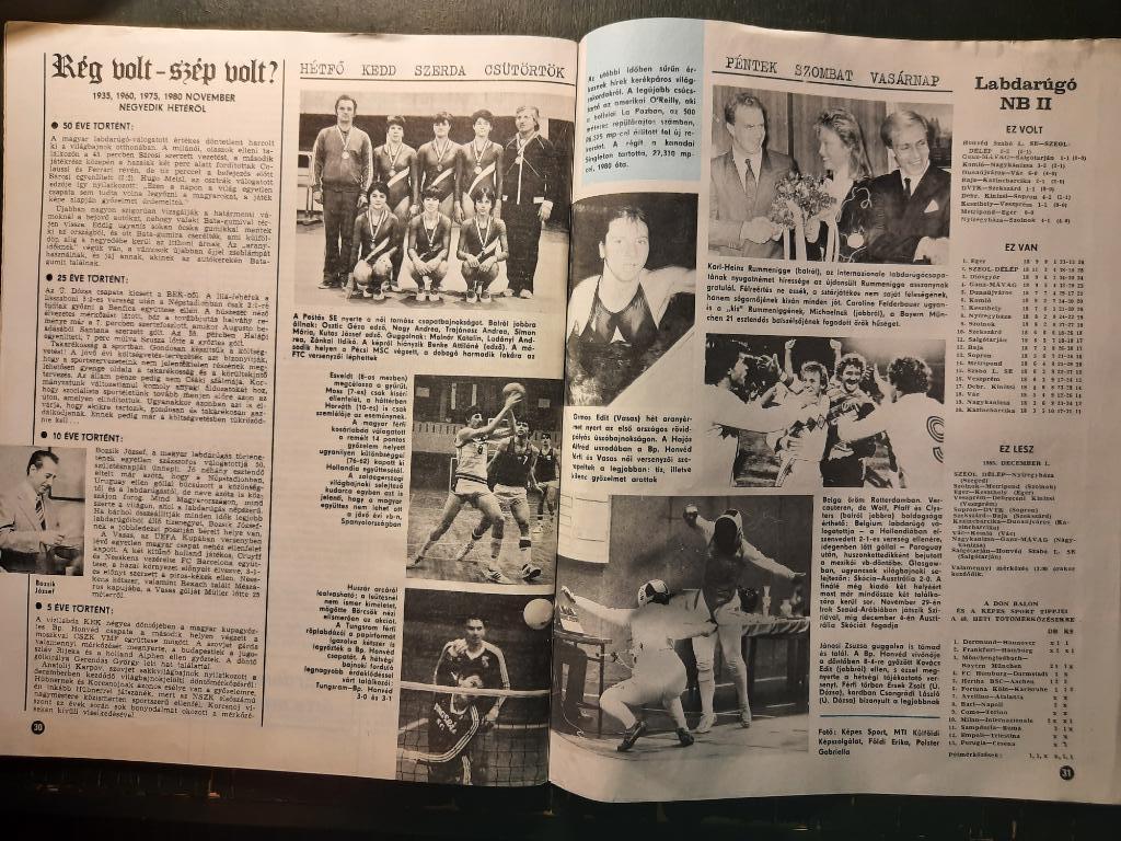 Журнал Кепеш спорт Венгрия, #48 1985г. 5