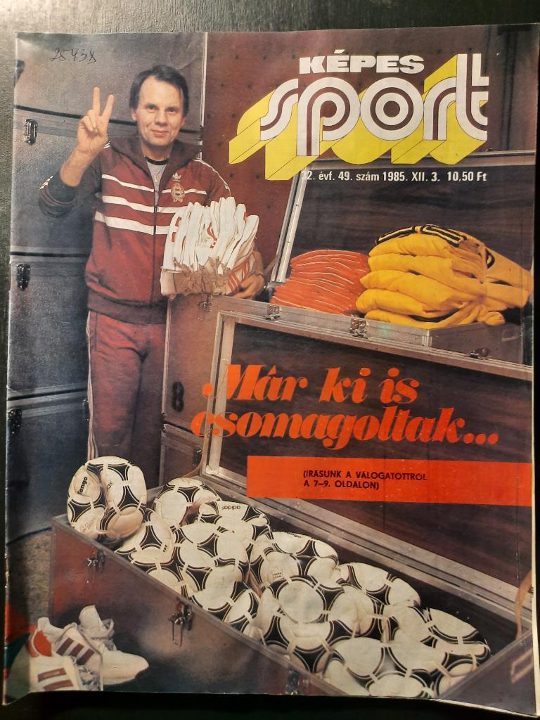 Журнал Кепеш спорт Венгрия, #49 1985г.