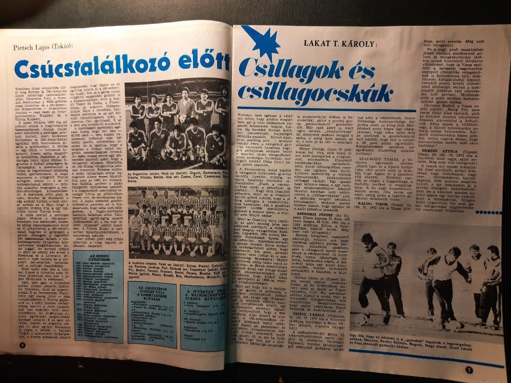 Журнал Кепеш спорт Венгрия, #49 1985г. 1