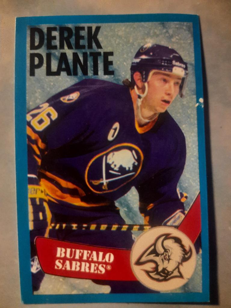 НХЛ, карточка Derek Plante, Buffalo 1996/97