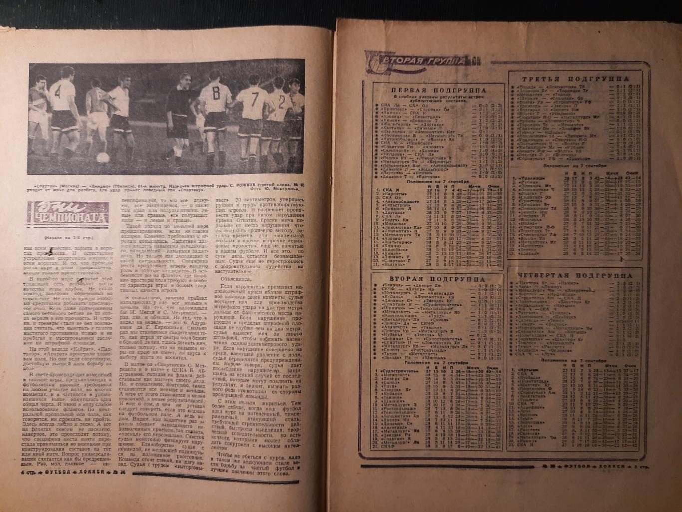 еженедельник футбол-хоккей #36,1968 2