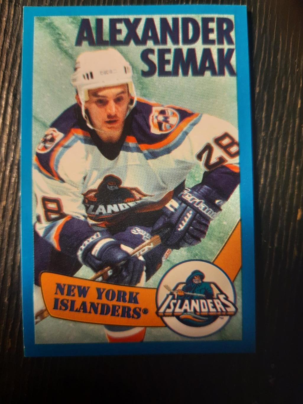НХЛ, карточка Alexander Semak , NY Islanders 1996/97
