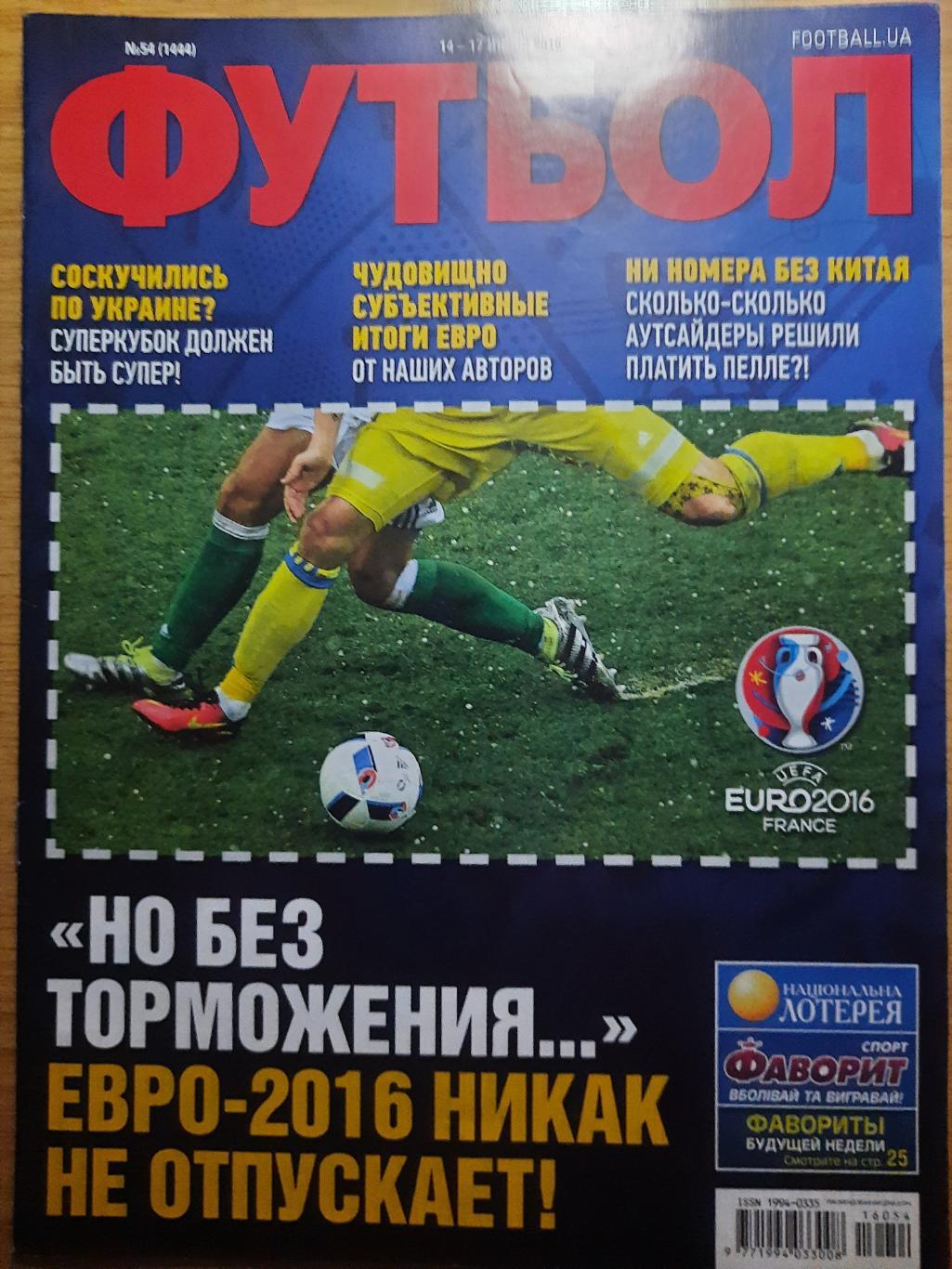 еженедельник Футбол #54 2016, ЕВРО-2016 итоги, Еврокубки представление...