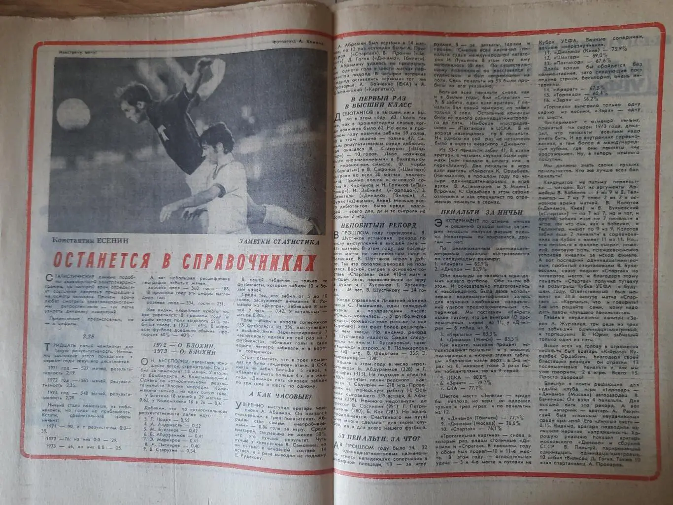 еженедельник футбол-хоккей #45,1973 2