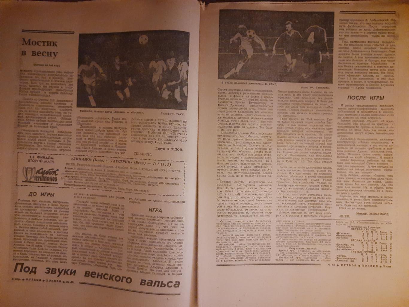 еженедельник футбол-хоккей #45,1981 2