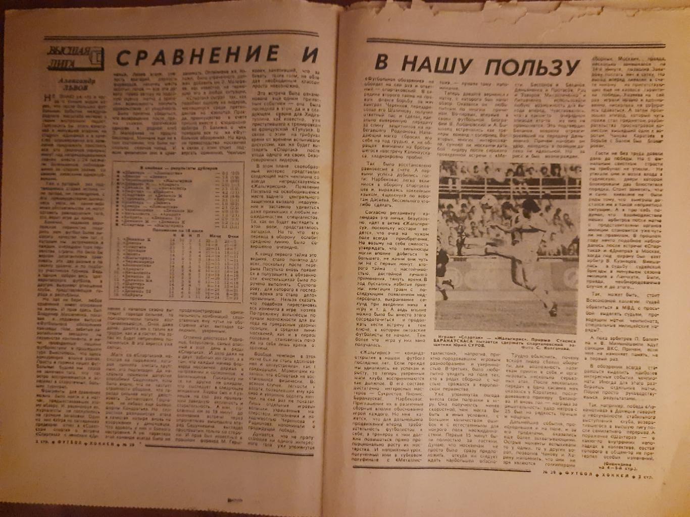 еженедельник футбол-хоккей #29,1988 1