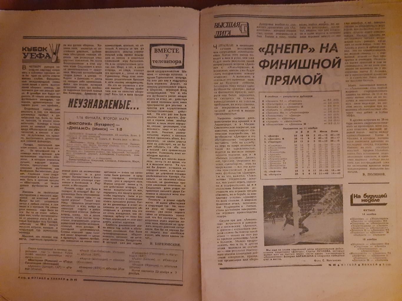 еженедельник футбол-хоккей #46,1988 2