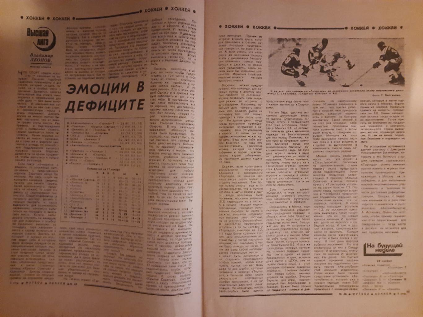 еженедельник футбол-хоккей #48,1988 1
