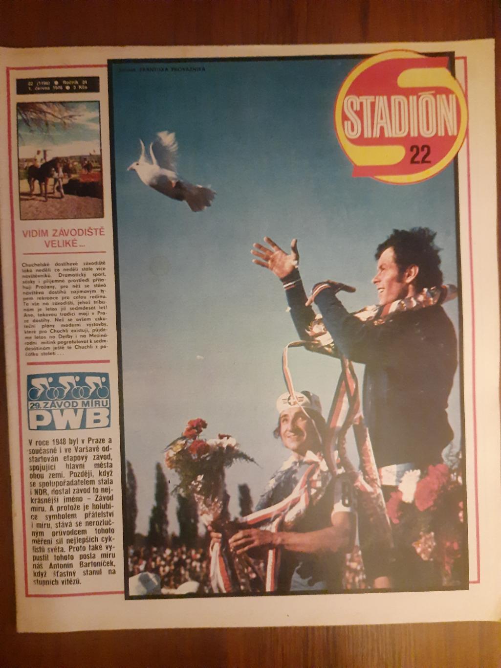 Стадион,Чехословакия #22(1196) 1976