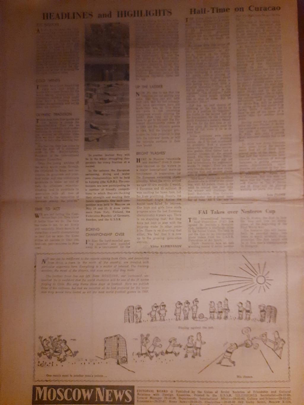газета,moscow news/московские новости №22 (597) 2.06.1962 3