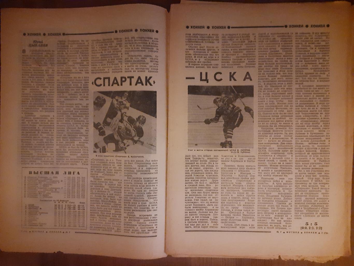 еженедельник футбол-хоккей #7 ,1981 1