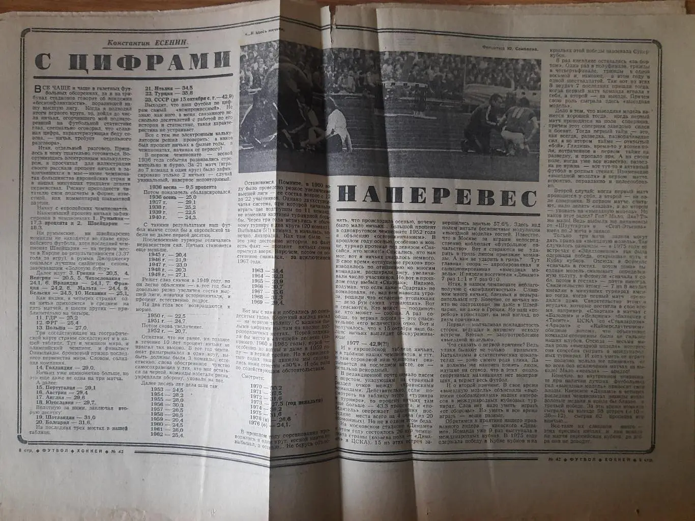 еженедельник футбол-хоккей #42,1977 2