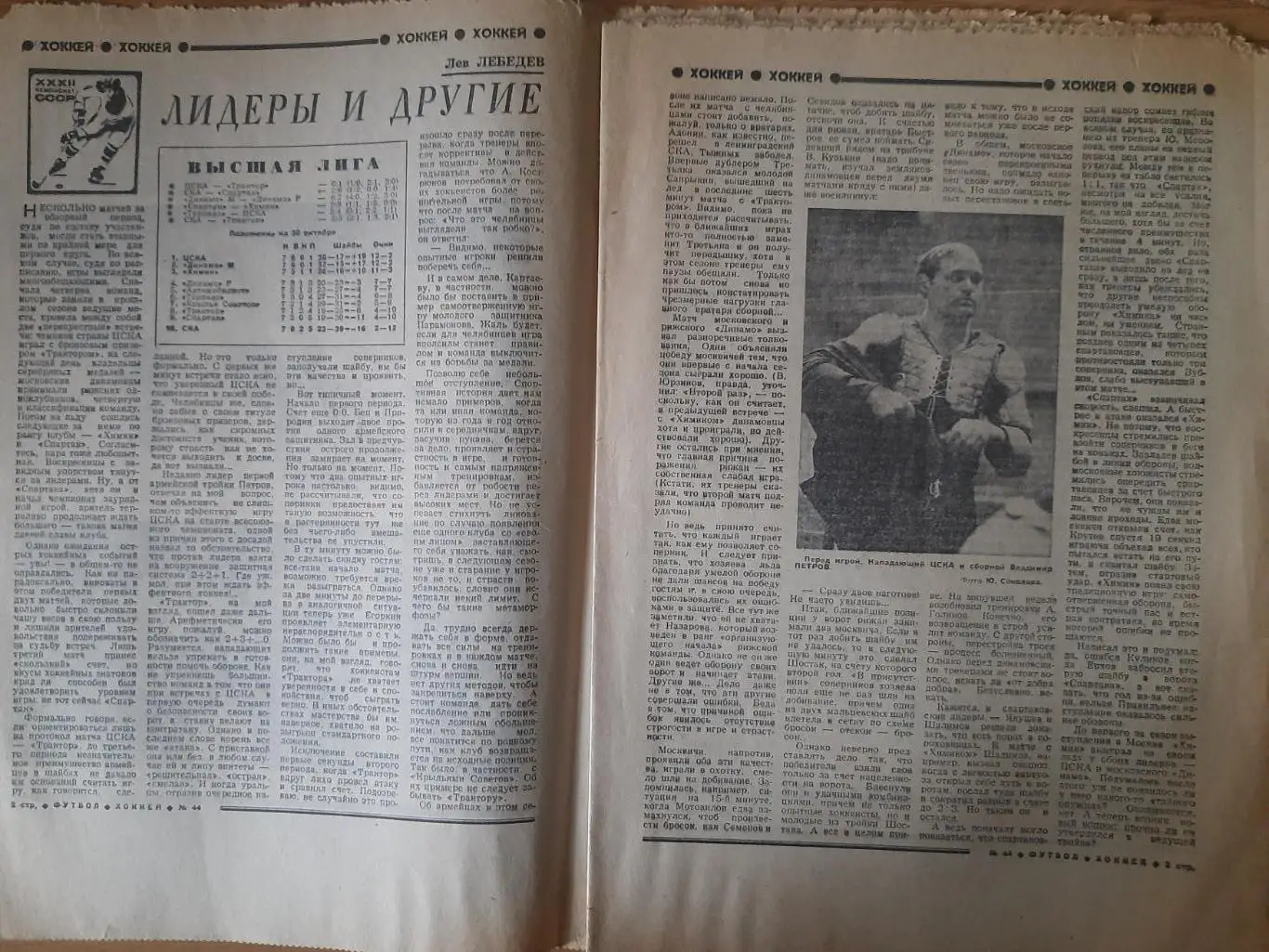 еженедельник футбол-хоккей #44,1977 1
