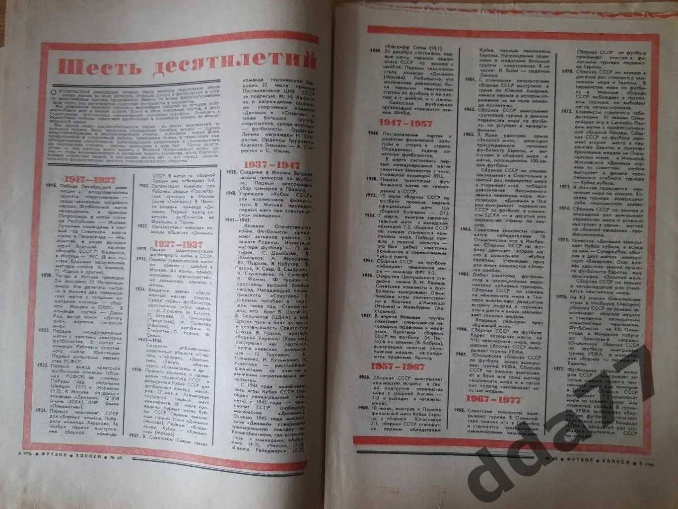 еженедельник футбол-хоккей #45,1977 1