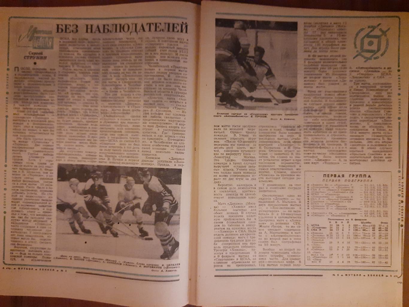еженедельник футбол-хоккей #6,1970 1