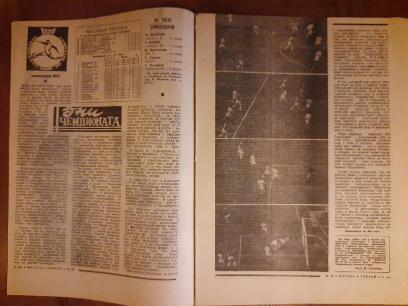 еженедельник футбол-хоккей #28, 1970 1