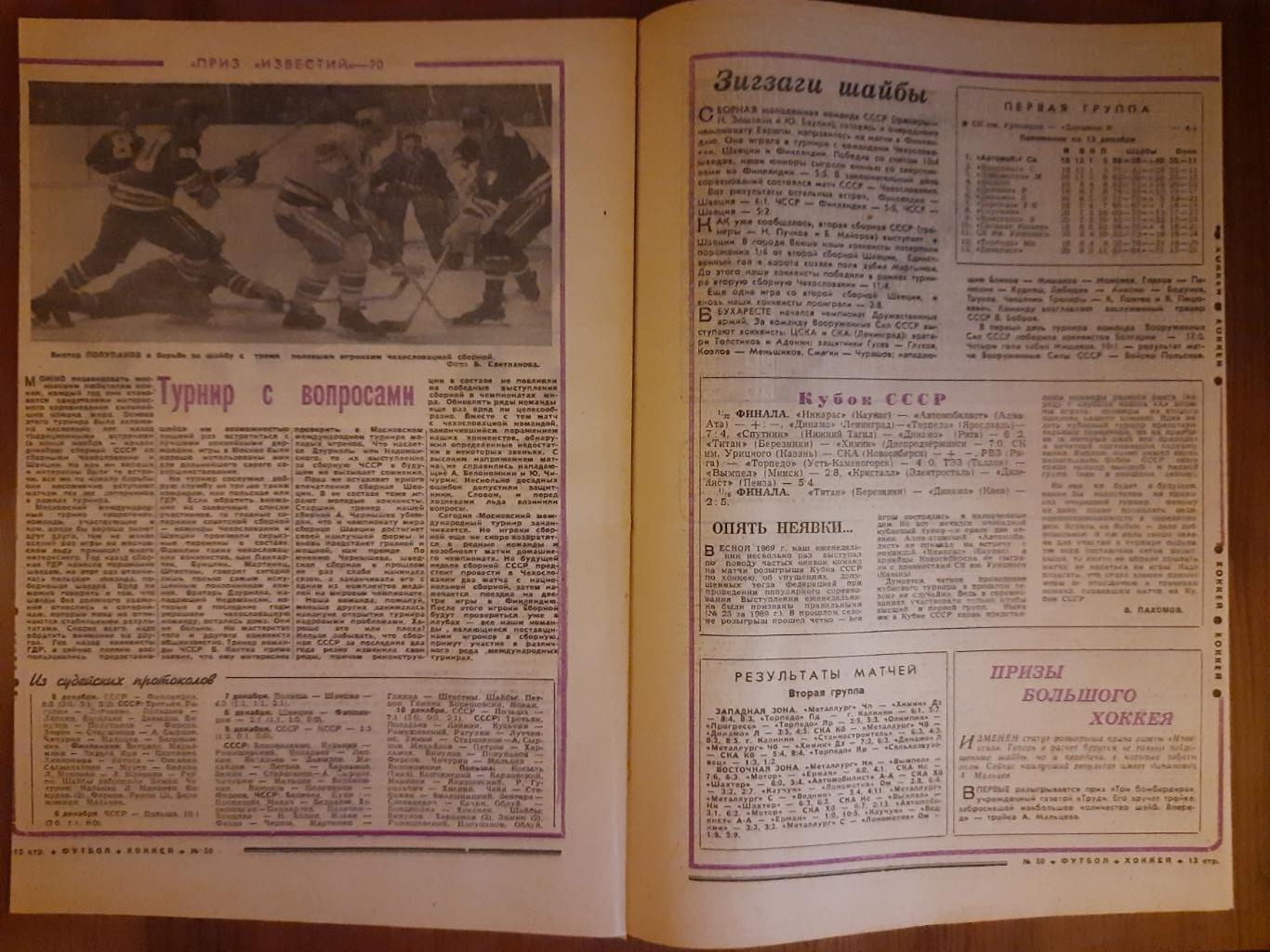 еженедельник футбол-хоккей #50, 1970 4