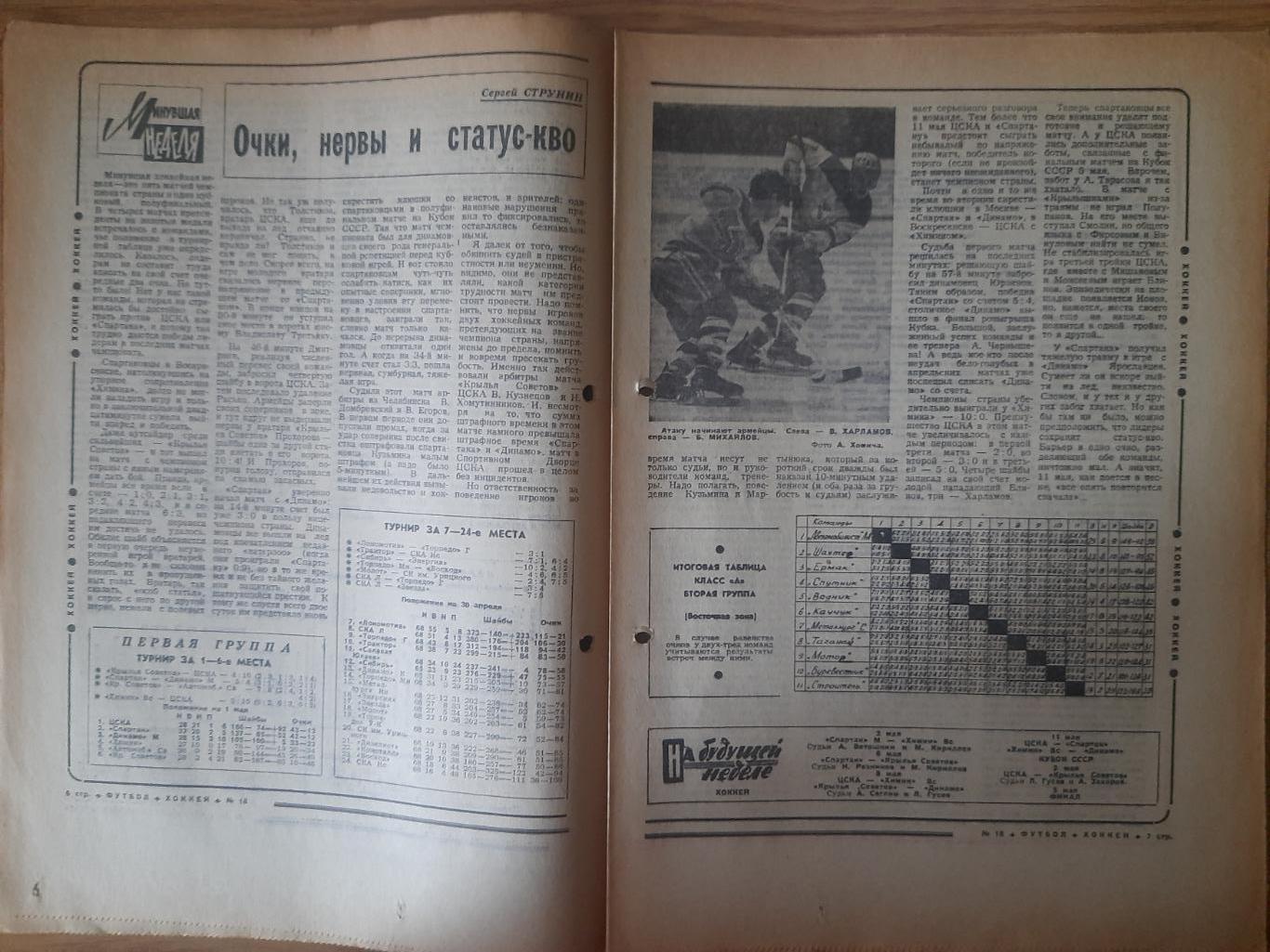 еженедельник футбол-хоккей #18, 1969. 2