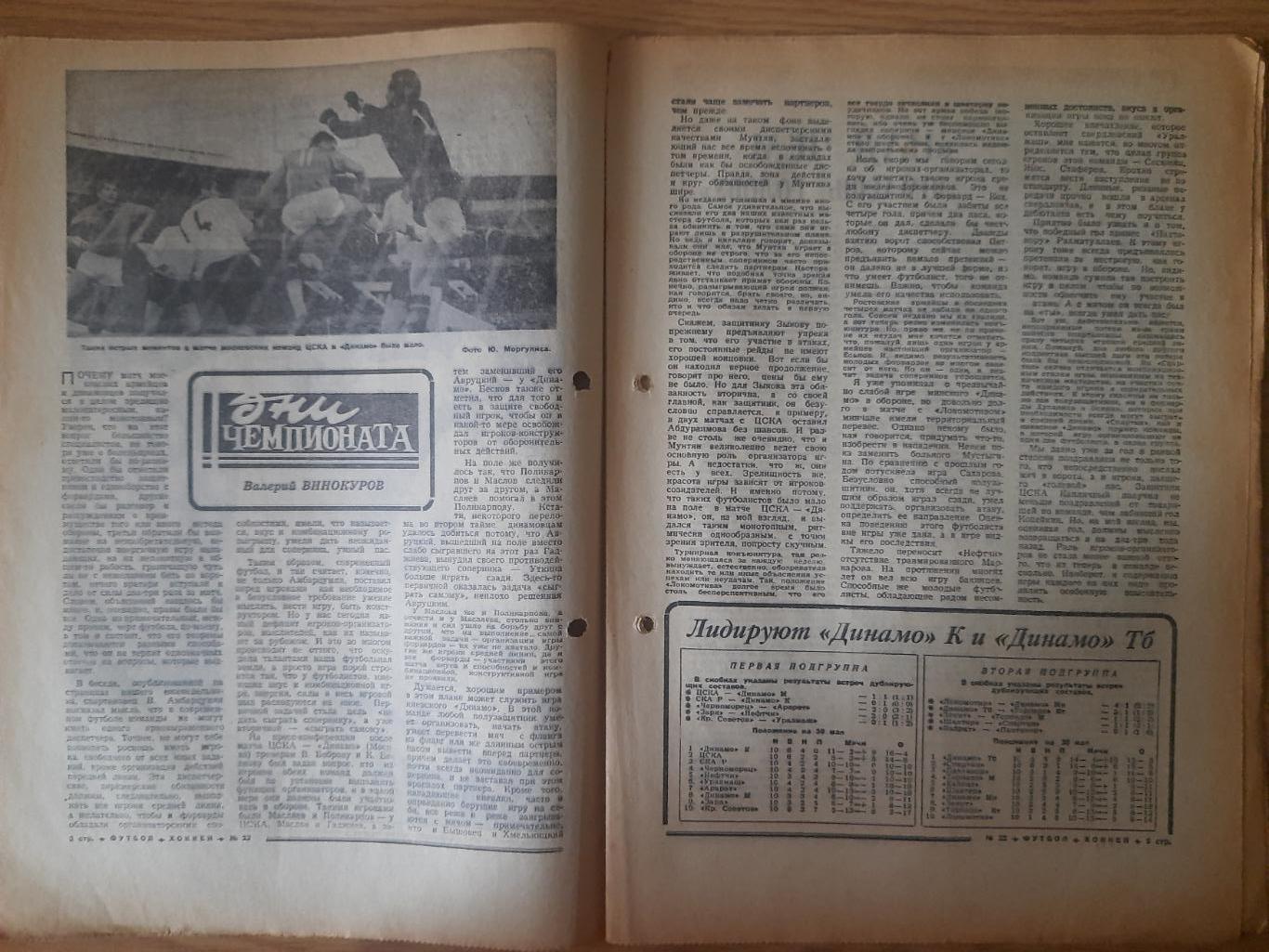 еженедельник футбол-хоккей #22, 1969. 1