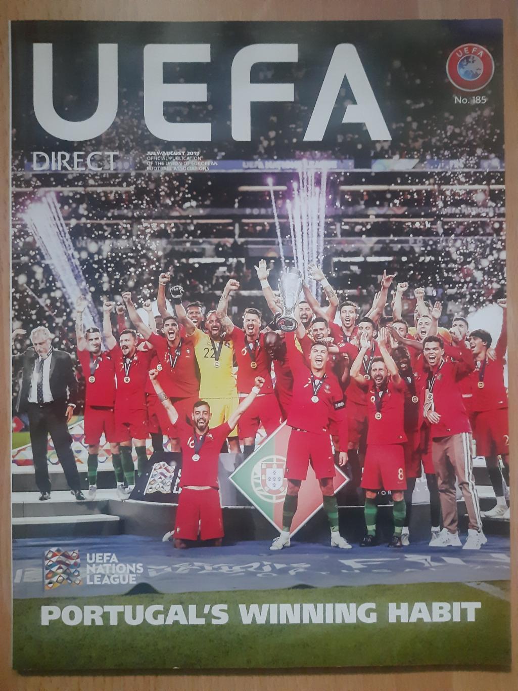 Журнал УЕФА Директ, #185 ,июль-август 2019,итоги сезона.Финал Лиги Наций.