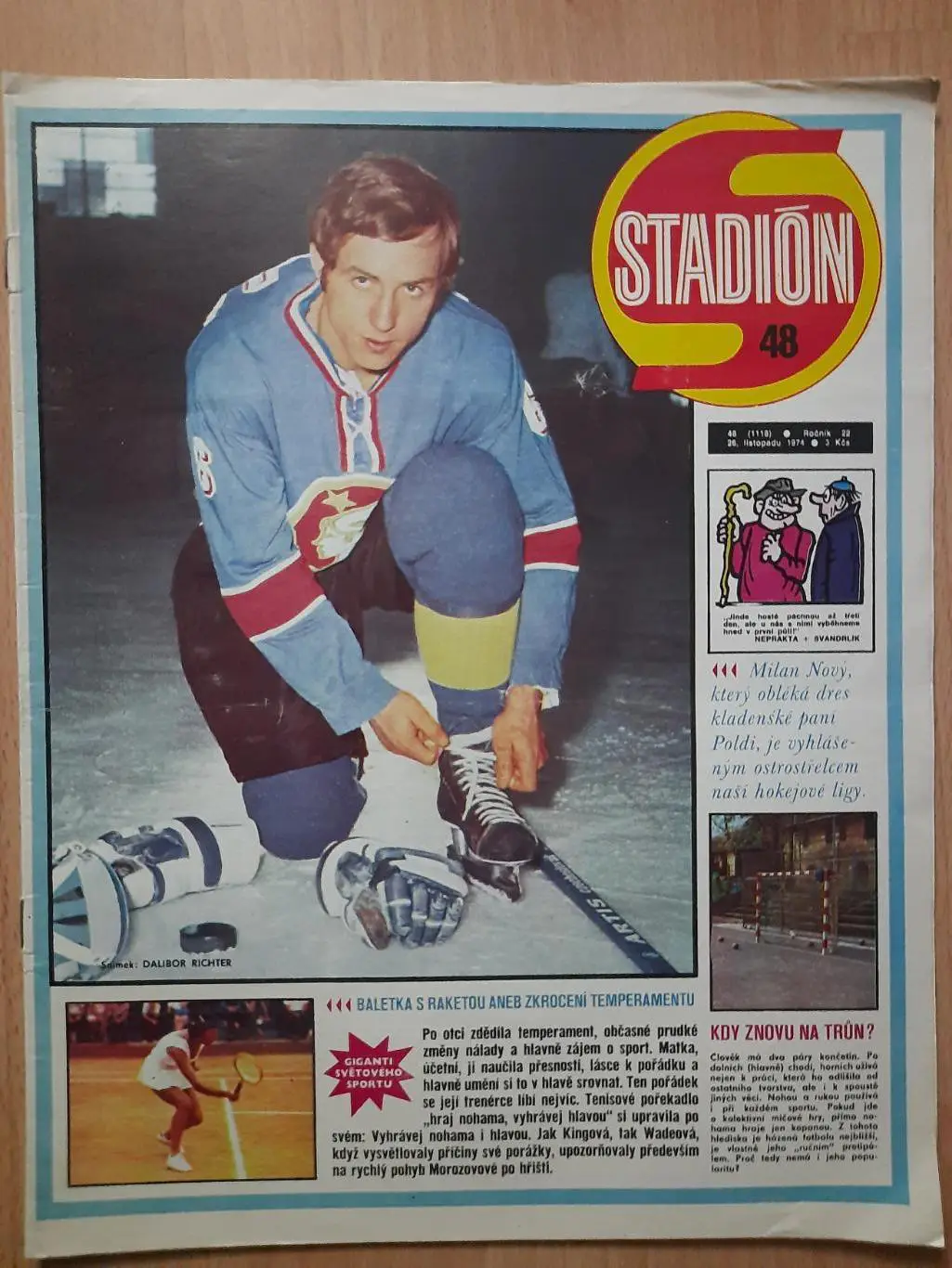 Стадион/Stadion,Чехословакия #48 (1118) 1974