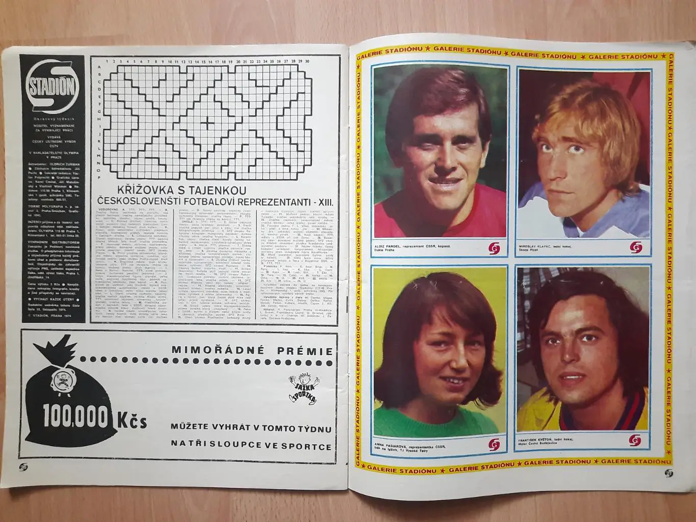 Стадион/Stadion,Чехословакия #48 (1118) 1974 4