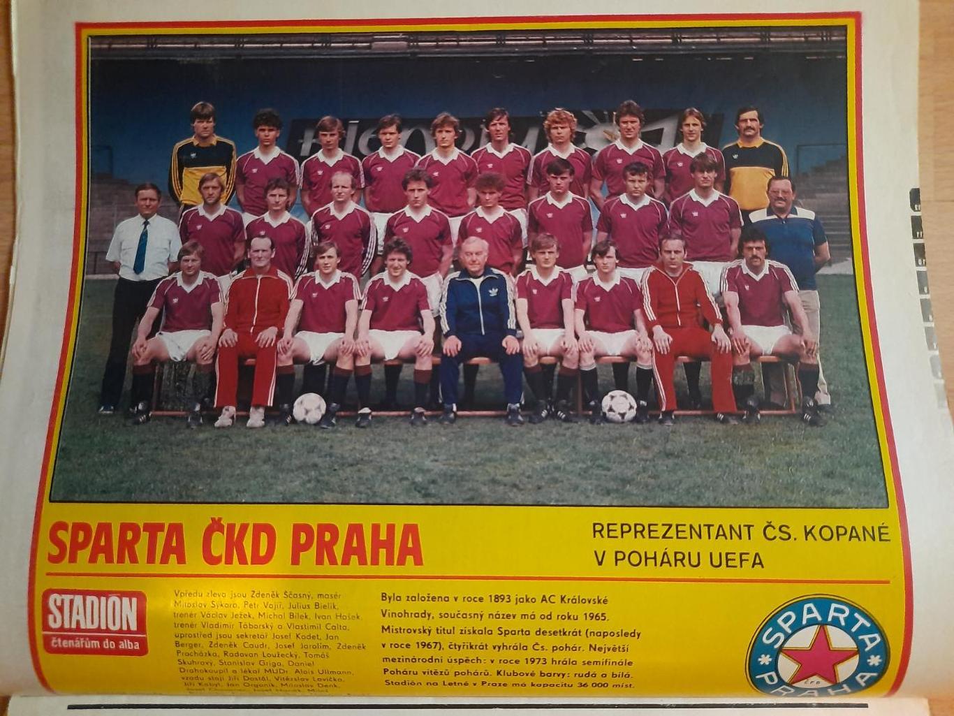 Стадион/Stadion,Чехословакия #34 (1572) 1983 2
