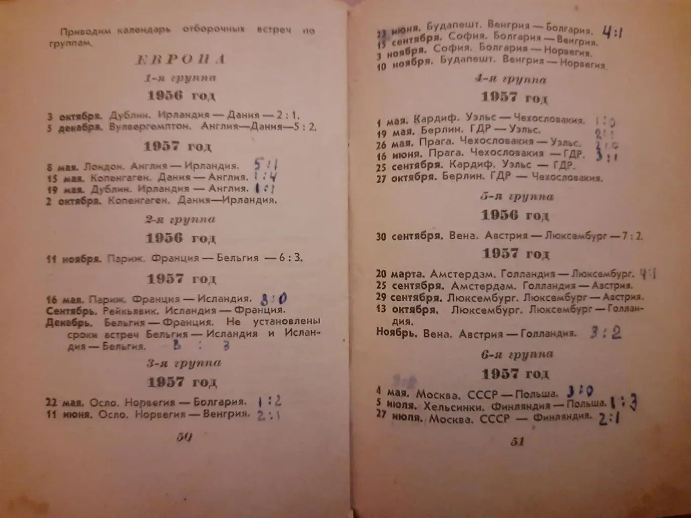 (5503) календарь-справочник,Футбол 1957, Минск. 3