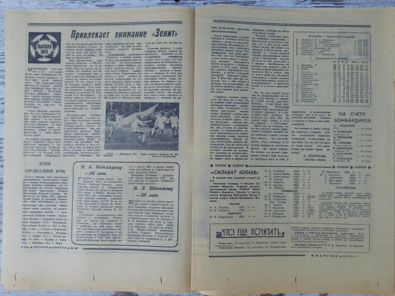 еженедельник футбол-хоккей №40, 1980 3