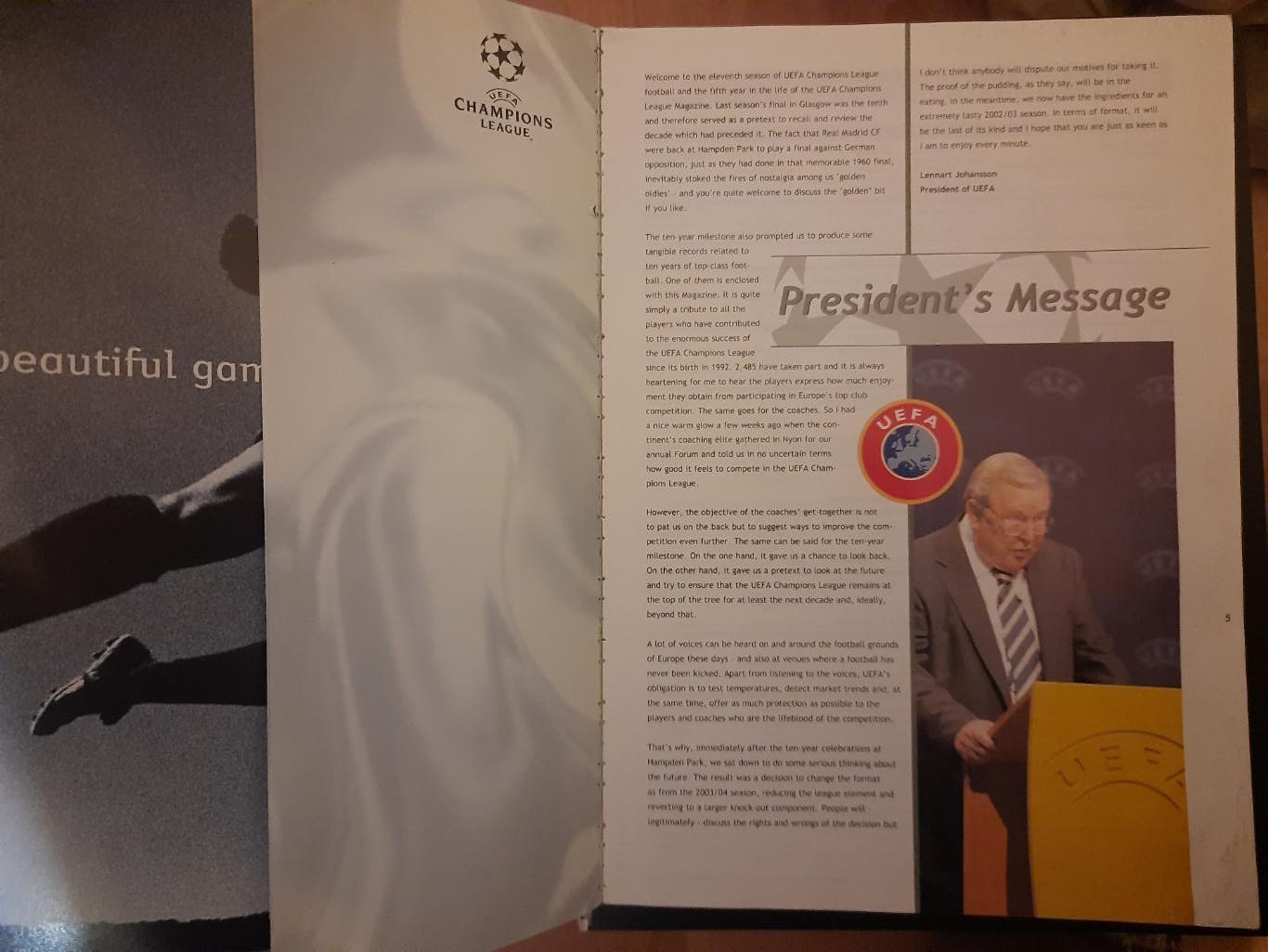 официальный справочник УЕФА, Лига Чемпионов 2002-2003 1