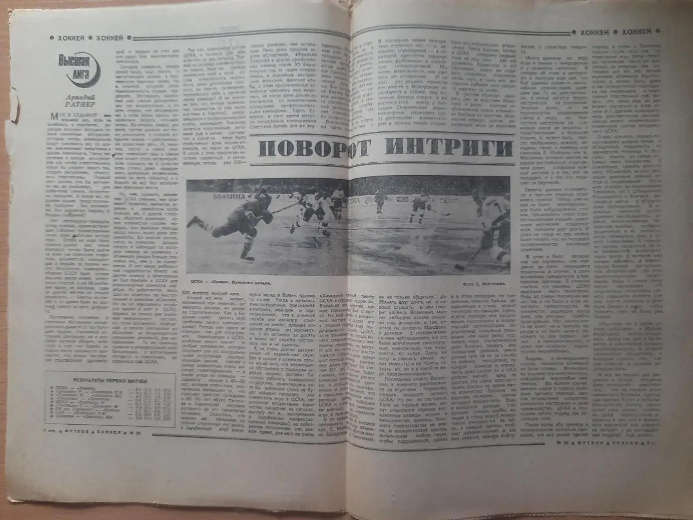 еженедельник футбол-хоккей #35 1989 2