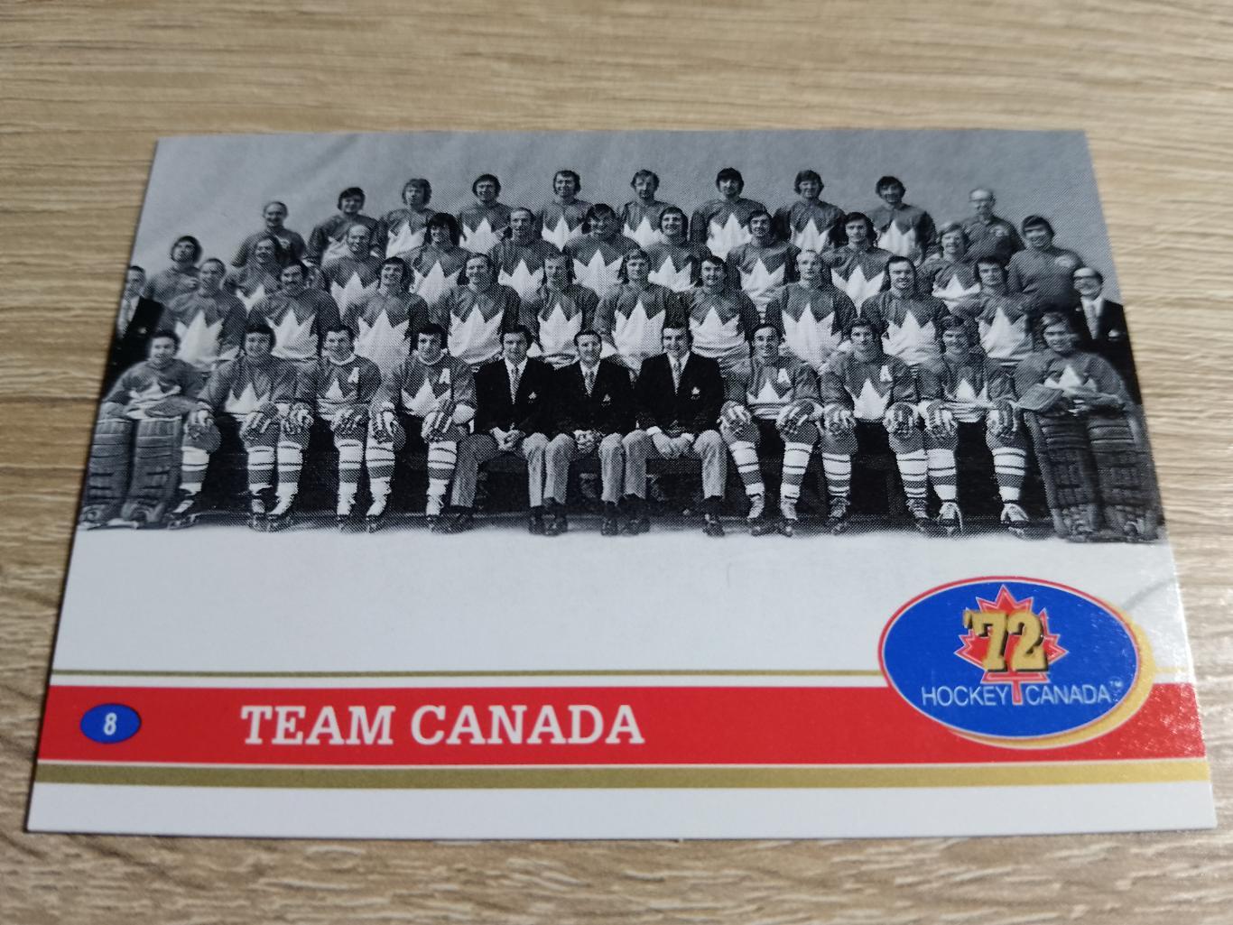 карточка Суперсерия 1972/Hockey Canada 72. №8 Team Canada/сб.Канады.