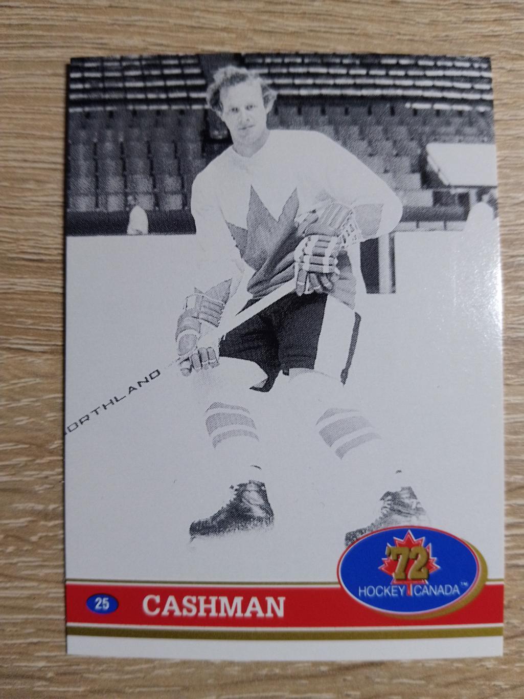 карточка Суперсерия 1972/Hockey Canada 72. №25 Weayne Cashan/У.Кешмен.