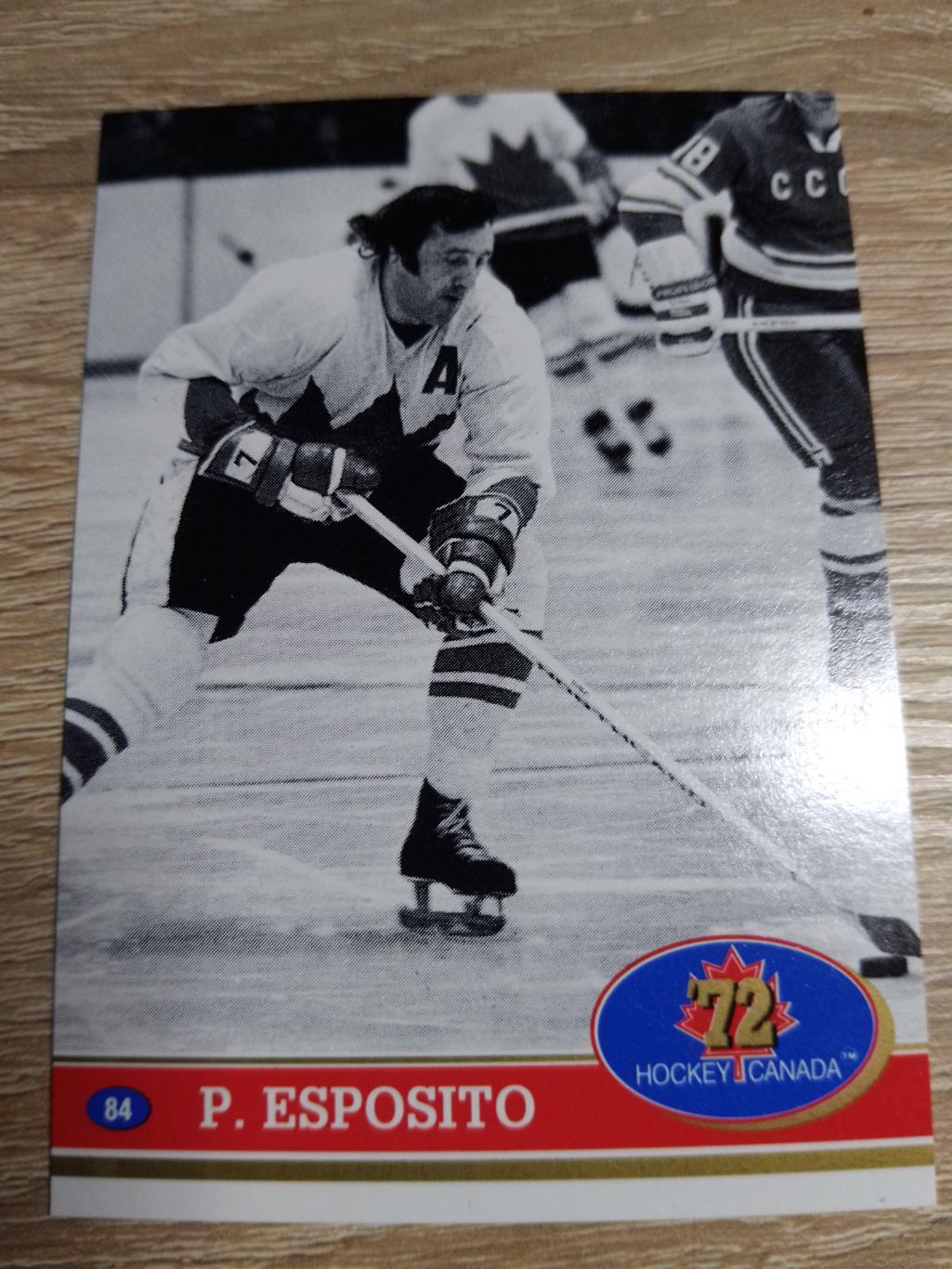 карточка Суперсерия 1972/Hockey Canada 72. №84.Pfil Esposito.