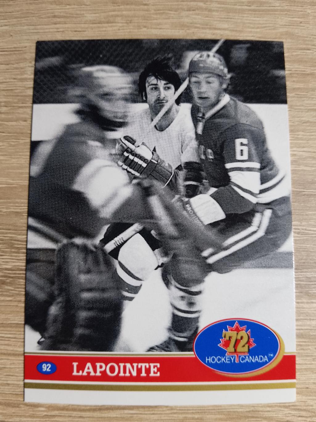 карточка Суперсерия 1972/Hockey Canada 72. №92 Guy Lapointe/Ги Лапуэнт.