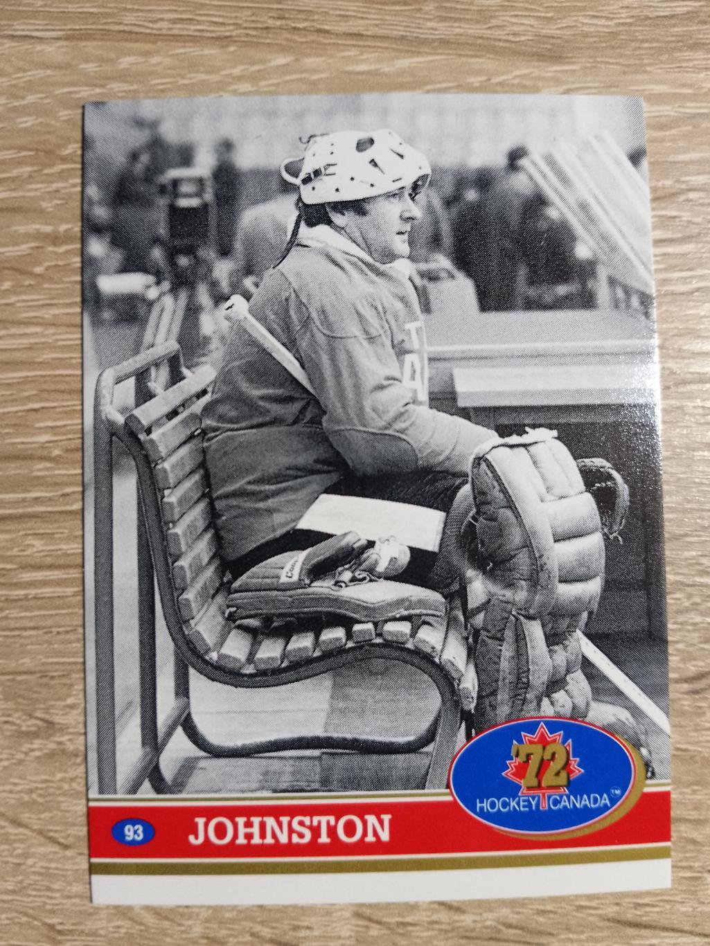 карточка Суперсерия 1972/Hockey Canada 72. №93 Ed Johnston/Эд Джонстон.