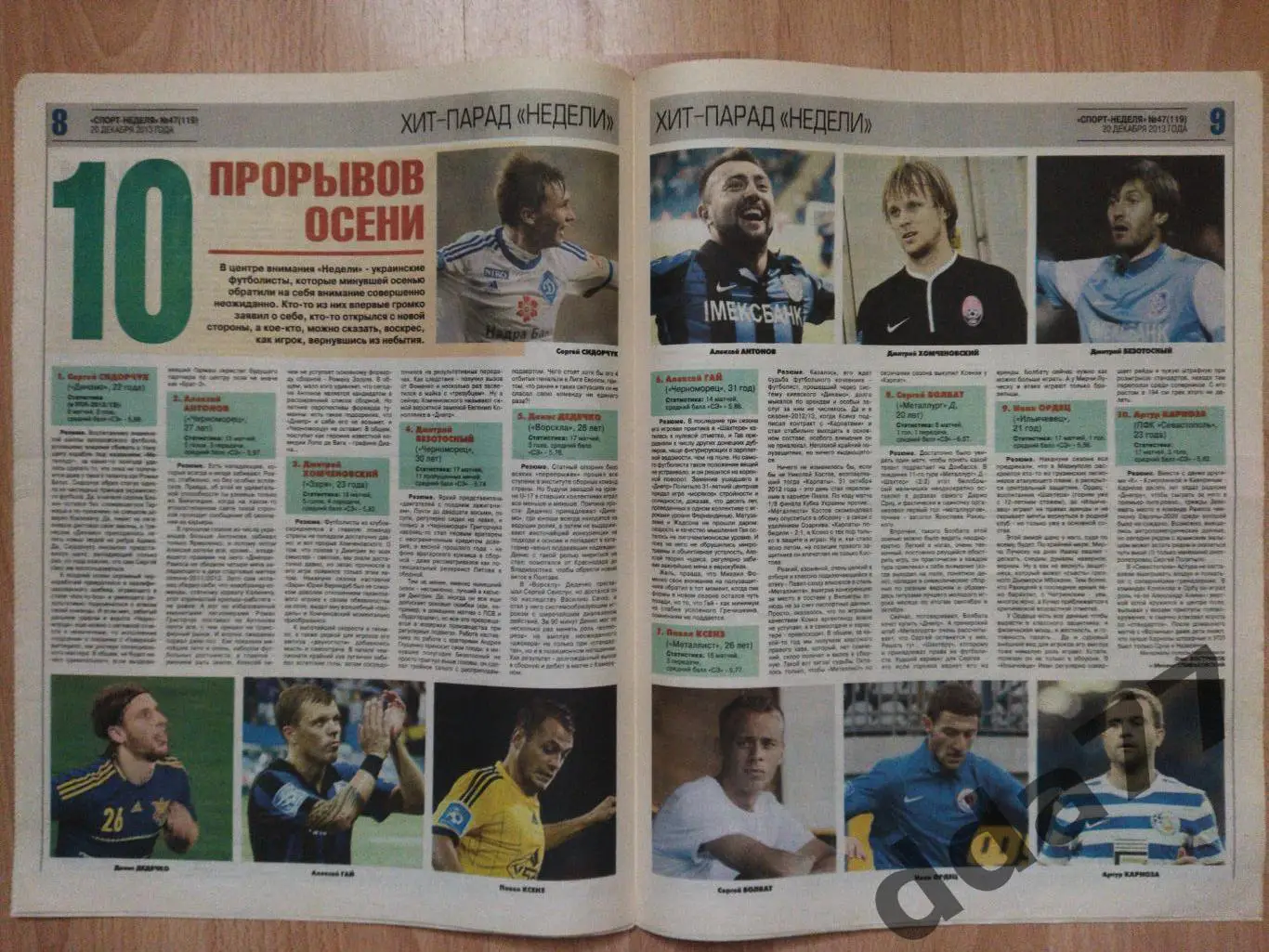 приложение к газете Спорт Экспресс Спорт Неделя №47 декабрь 2013. 3