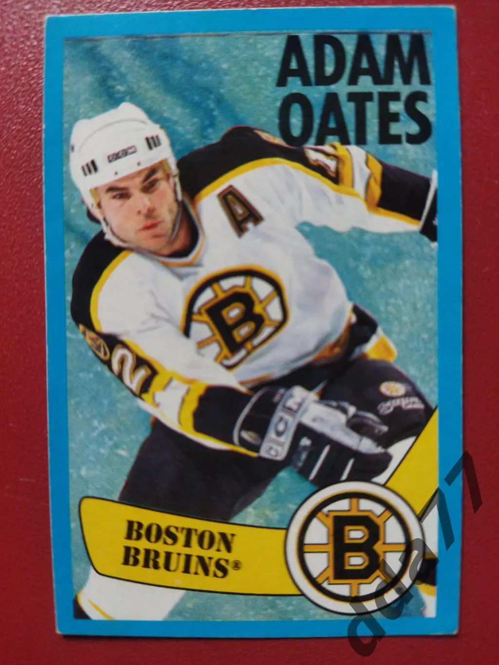 хоккей, наклейка НХЛ Панини 1996-1997/NHL Panini Adam Oates #4.
