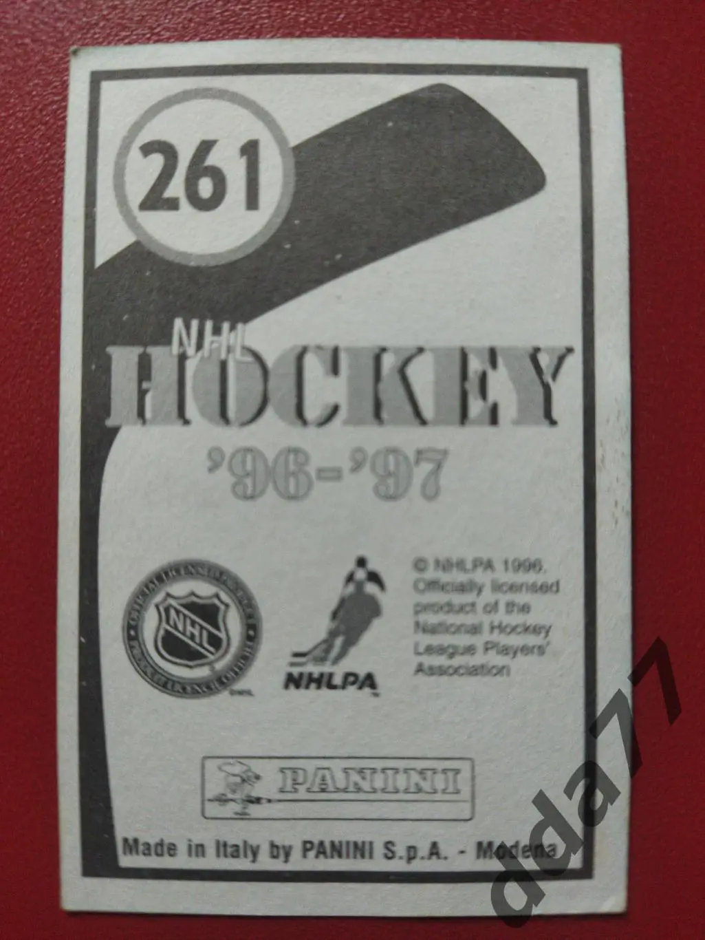 хоккей, наклейка НХЛ Панини 1996-1997/NHL Panini M.Czerkawski #261 1