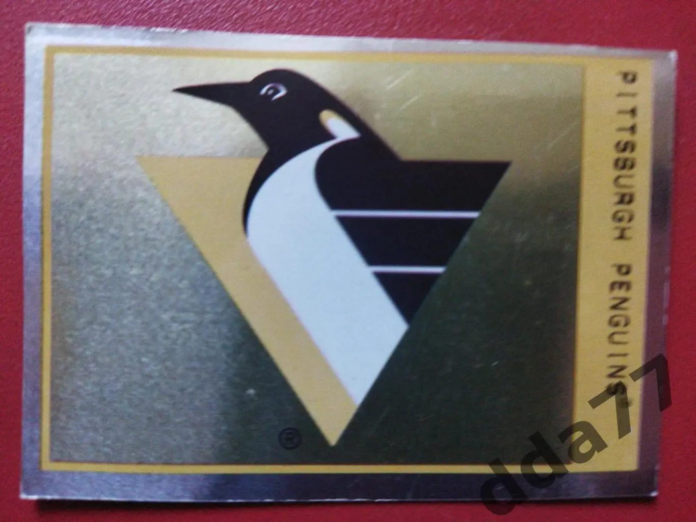 хоккей, наклейка НХЛ Панини 1997-1998/NHL Panini Pittsburgh Penguins #51