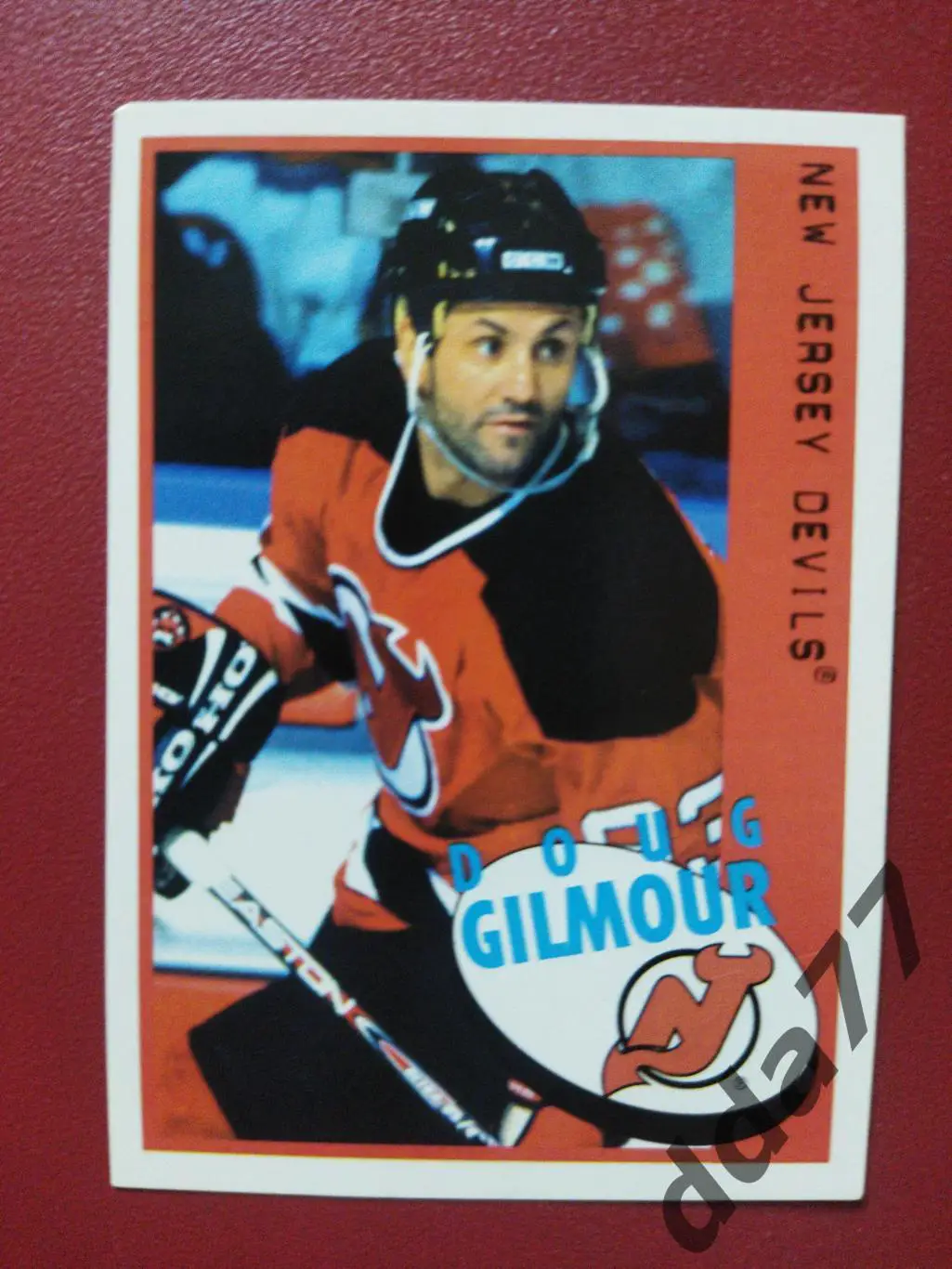 хоккей, наклейка НХЛ Панини 1997-1998/NHL Panini Doug Gilmour #66