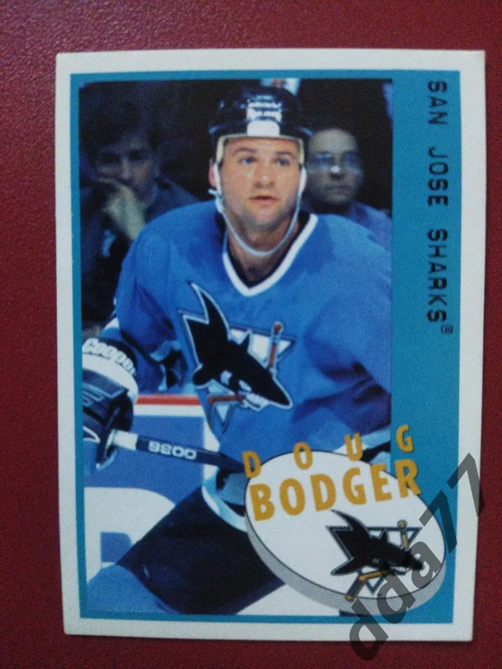 хоккей, наклейка НХЛ Панини 1997-1998/NHL Panini Doug Bodger #229