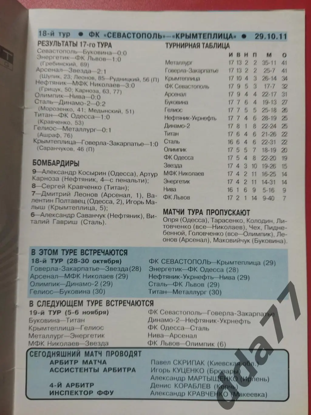 (6537) ФК Севастополь - Крымтеплица Молодежное 29.10.2011 1