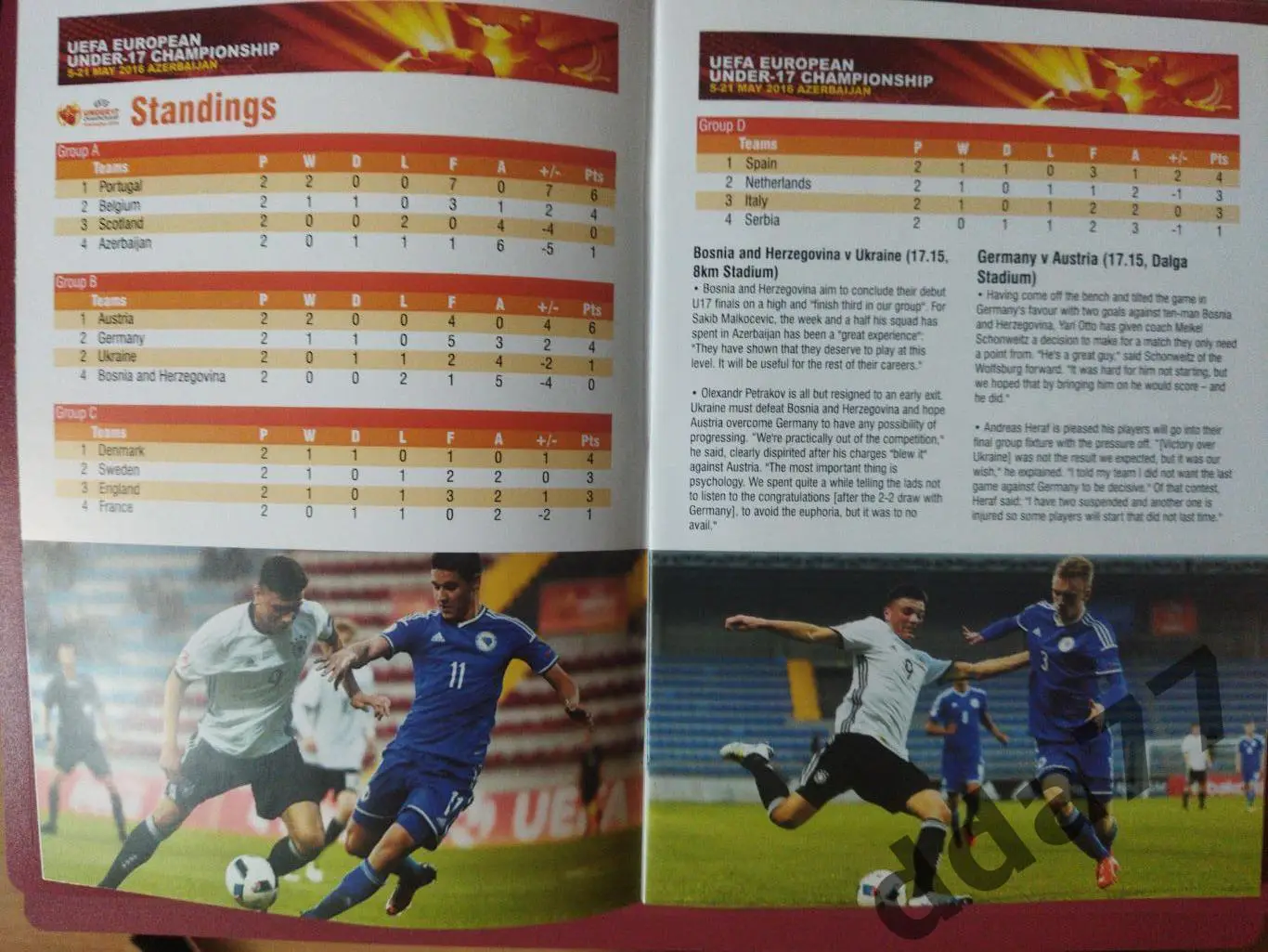 (1101) Украина - Босния и Герцеговина 11.05.2016, U-17 1